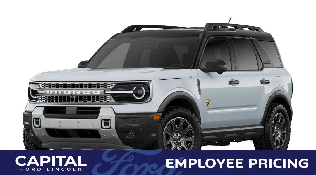 New 2026 Space White Metallic Ford Badlands image 1