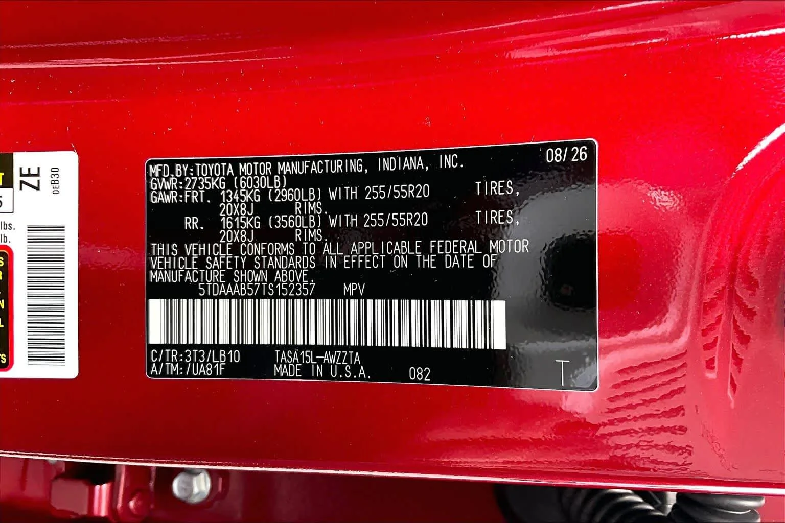 New 2026 Ruby Flare Pearl Toyota Platinum image 22
