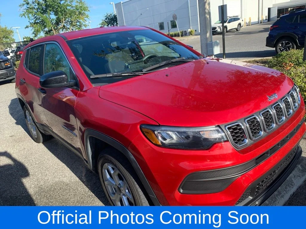 Used 2025 Red Jeep Sport image 1