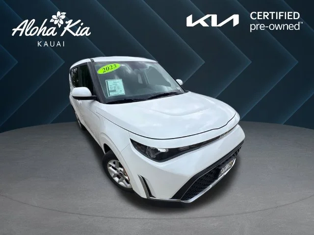 Certified Used 2023 White Kia S image 1