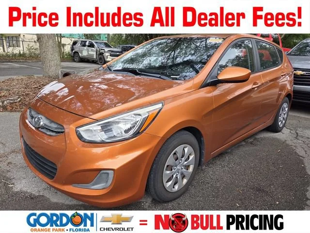 Used 2017 Orange Hyundai SE image 1