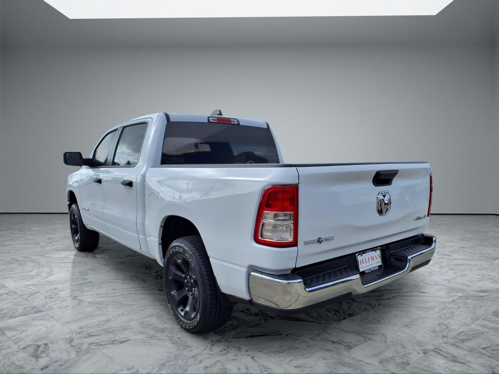 Used 2023 Bright White Clearcoat Ram Lone Star image 2