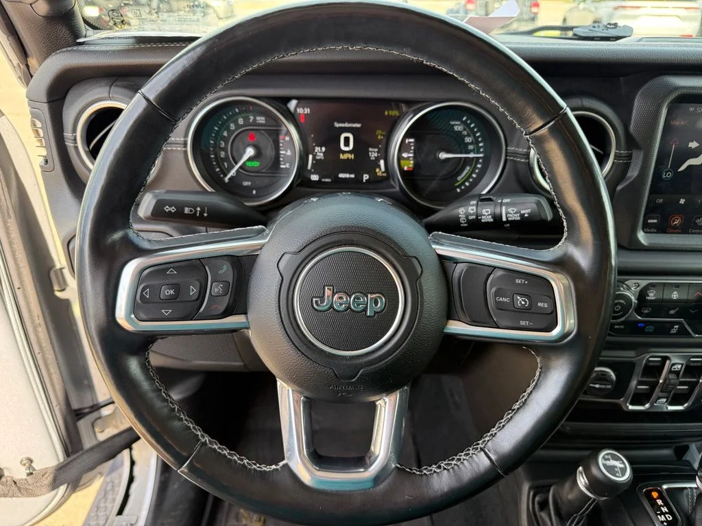 Used 2022 Silver Jeep Unlimited Sahara 4xe image 16