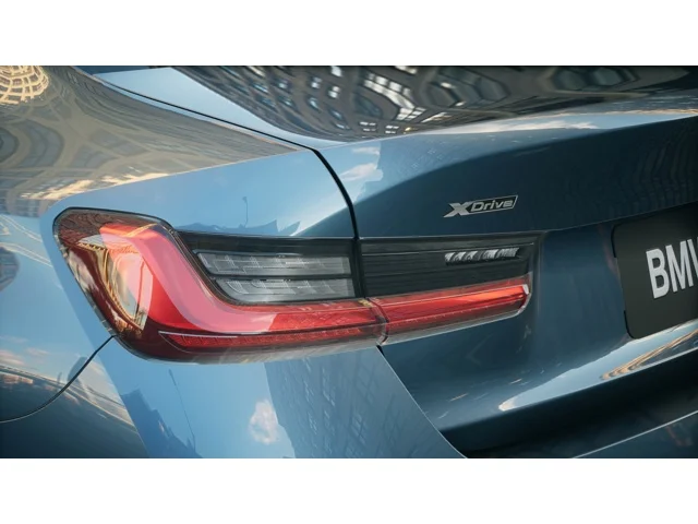 New 2026 Arctic Race Blue metallic BMW 330i image 8
