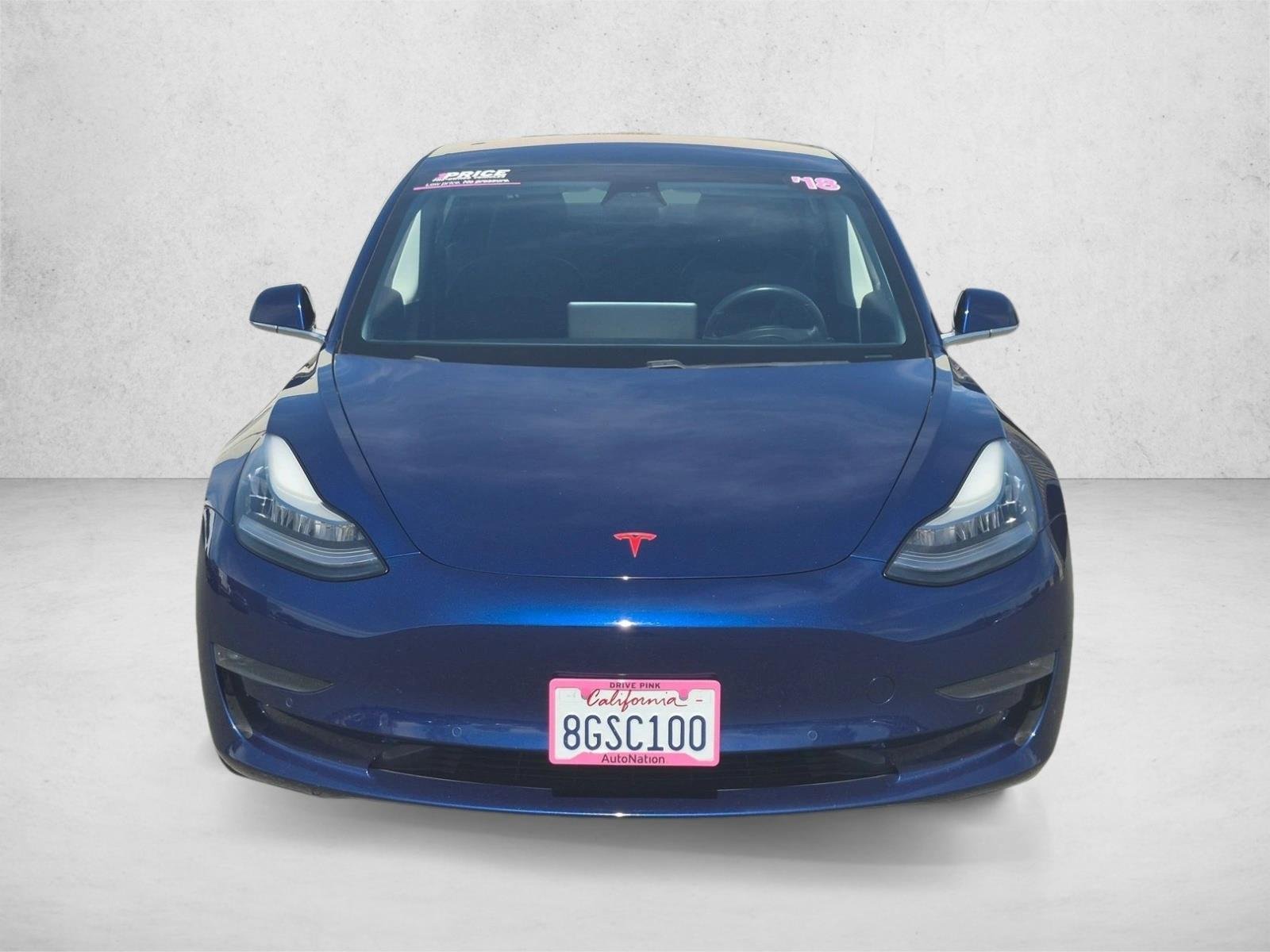 Used 2018 Blue Tesla Long Range Battery image 2