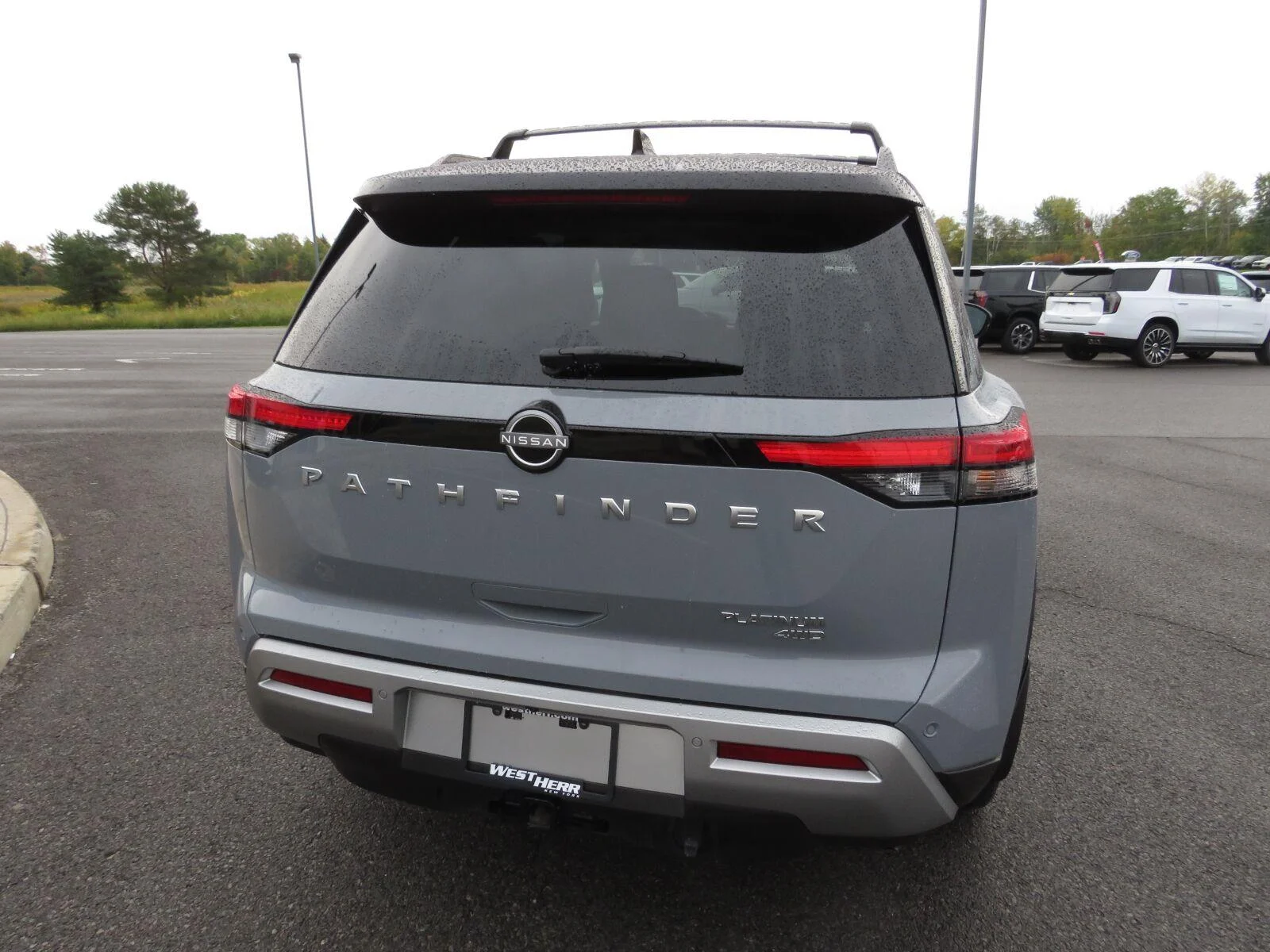 Used 2025 Solid Gray/Super Black Nissan Platinum image 11