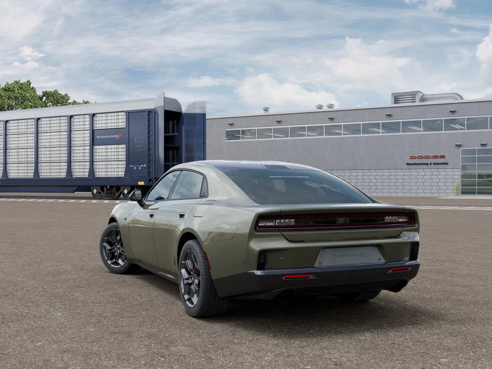 New 2026 Green Machine Exterior Paint Dodge R/T image 3