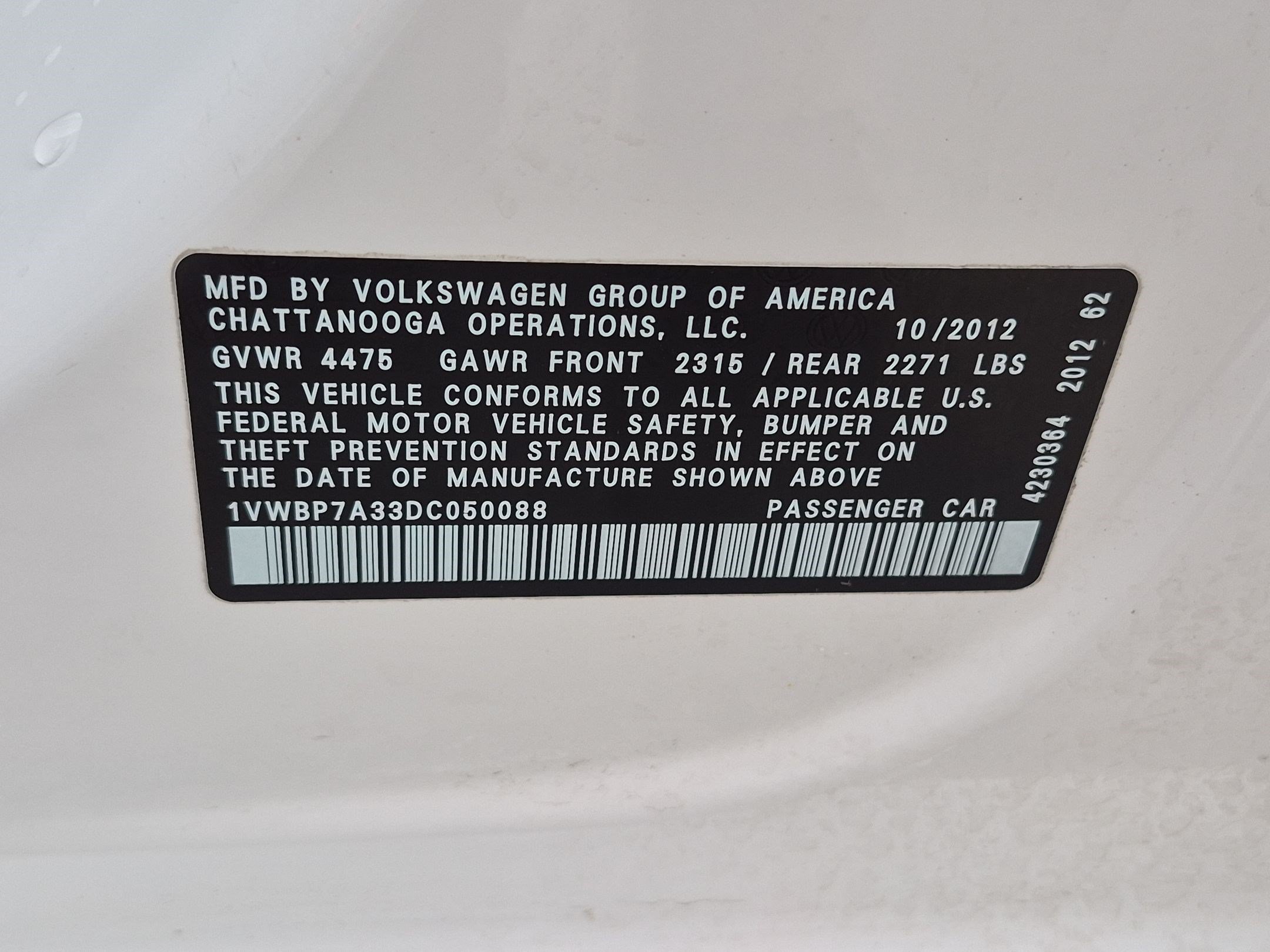 Used 2013 Candy White Volkswagen 2.5 SE image 30