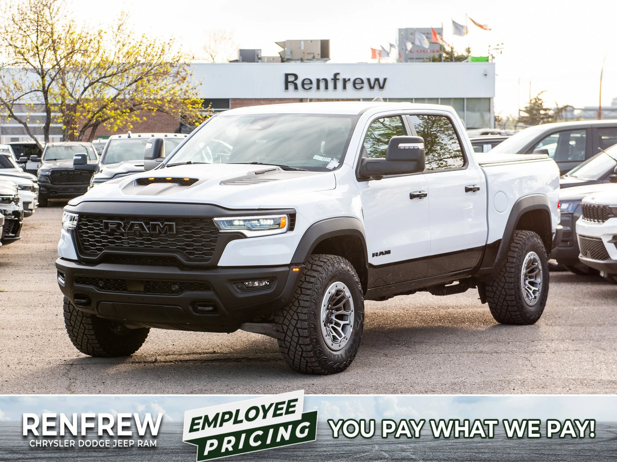 New 2026 White RAM RHO* 540 HORSEPOWER image 1