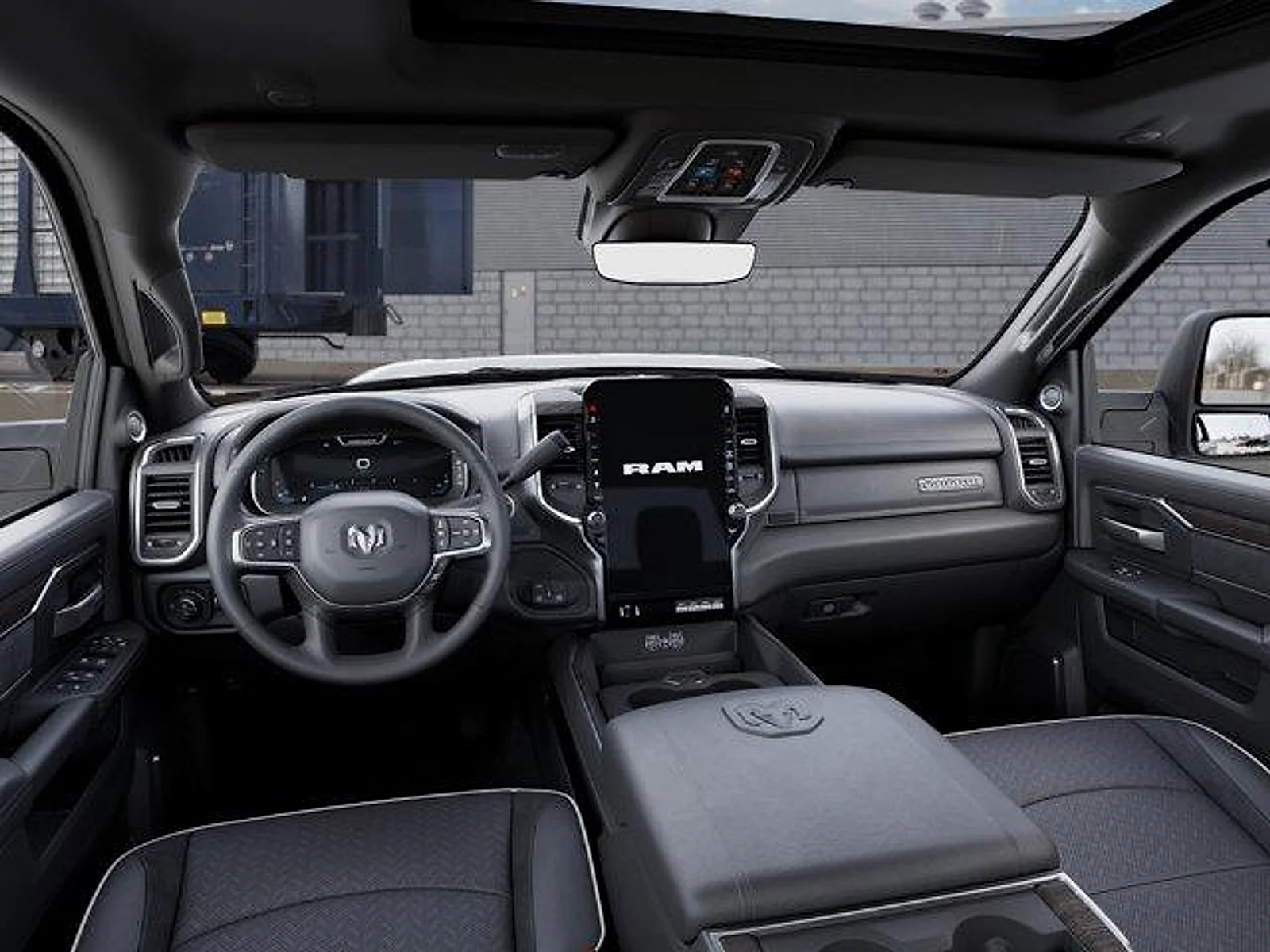 New 2027 Bright White Clear-Coat Exterior Paint RAM Laramie image 14