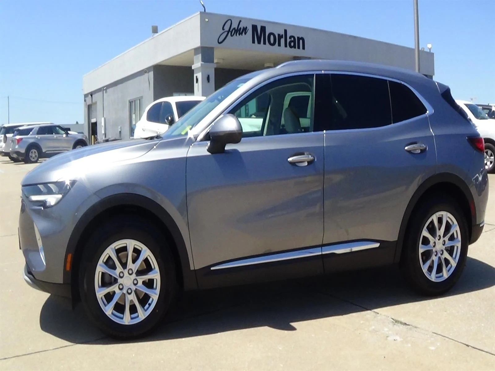 Used 2021 Satin Steel Metallic (gir) Buick Preferred image 1