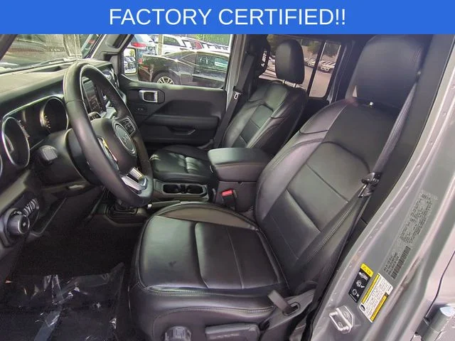 Used 2021 Silver Jeep Unlimited Sahara Altitude image 14