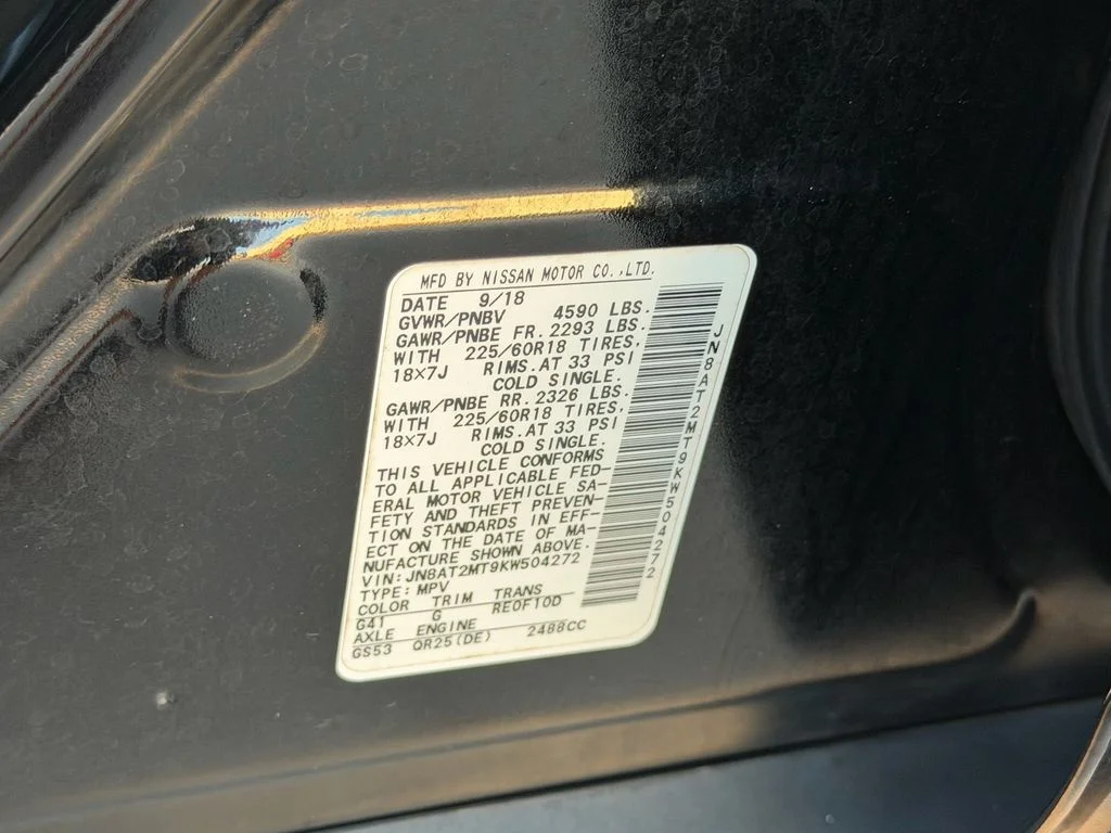 Used 2019 Black Nissan SV image 20