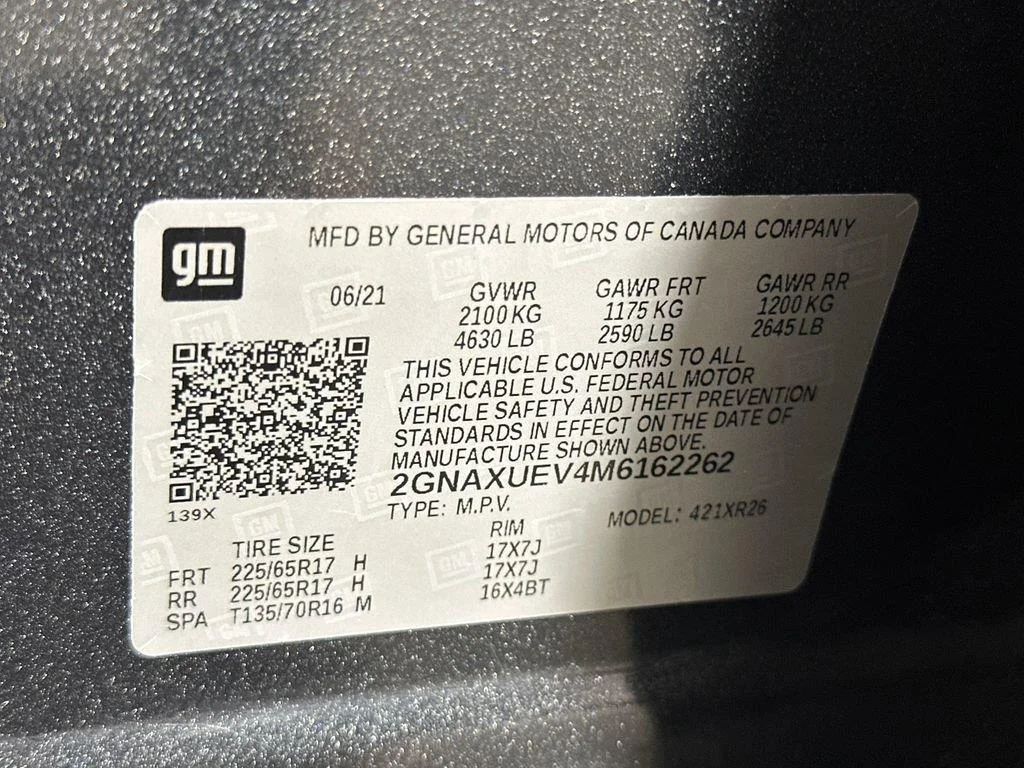 Used 2021 Nightfall Gray Metallic Chevrolet LT image 14