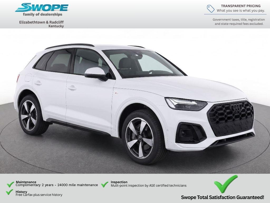 Used 2023 Glacier White Metallic Audi S line Premium Plus image 2