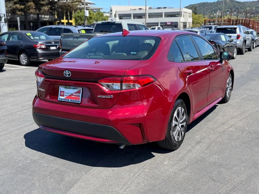 Certified Used 2022 Red Toyota LE image 3
