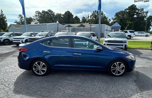 Used 2017 Hyundai Elantra Limited with VIN 5NPD84LF9HH053036 for sale in New Bern, NC