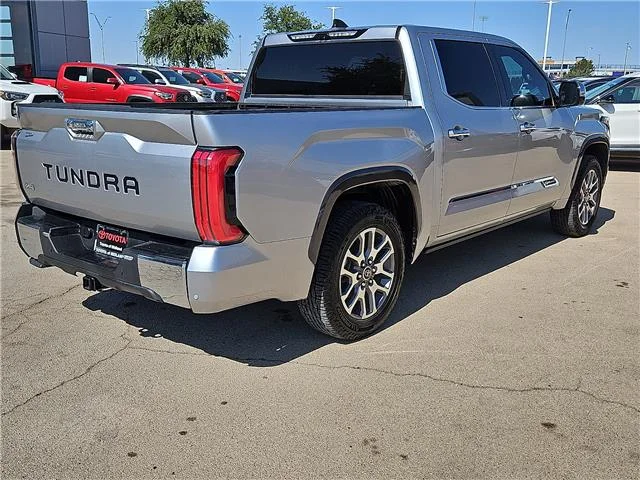 Used 2023 Celestial Silver Metallic Toyota 1794 Edition (A10) 4x4 CrewMax 5.5 ft. box 145.7 i image 3