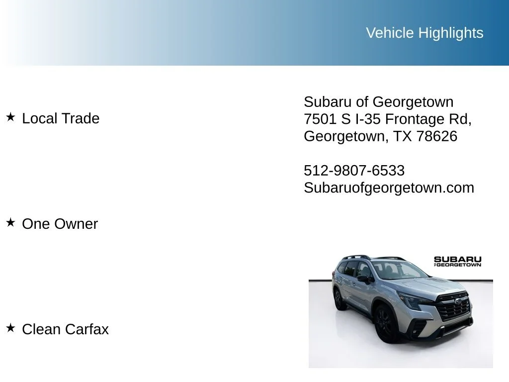 Certified Used 2025 Silver Subaru Onyx Edition Touring image 11