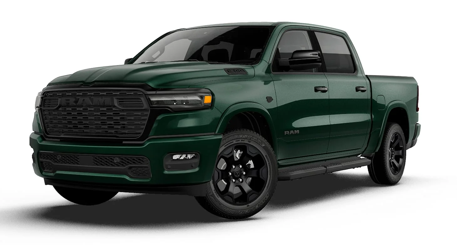 New 2027 Serrano-Green Metallic Exterior Paint RAM BIG HORN image 1
