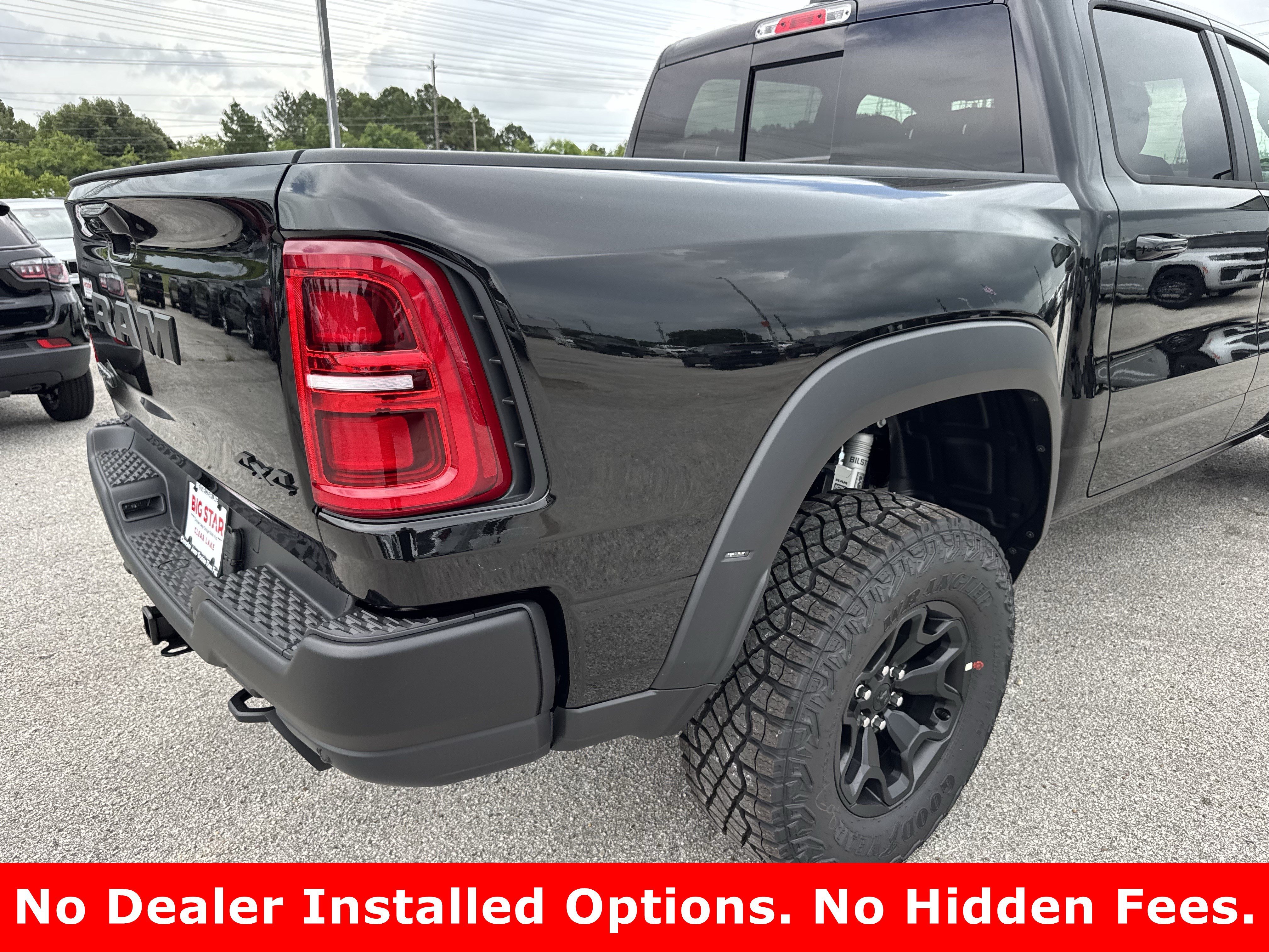 New 2026 Diamond Black Crystal Pearl-Coat Exterior Paint RAM RHO image 7