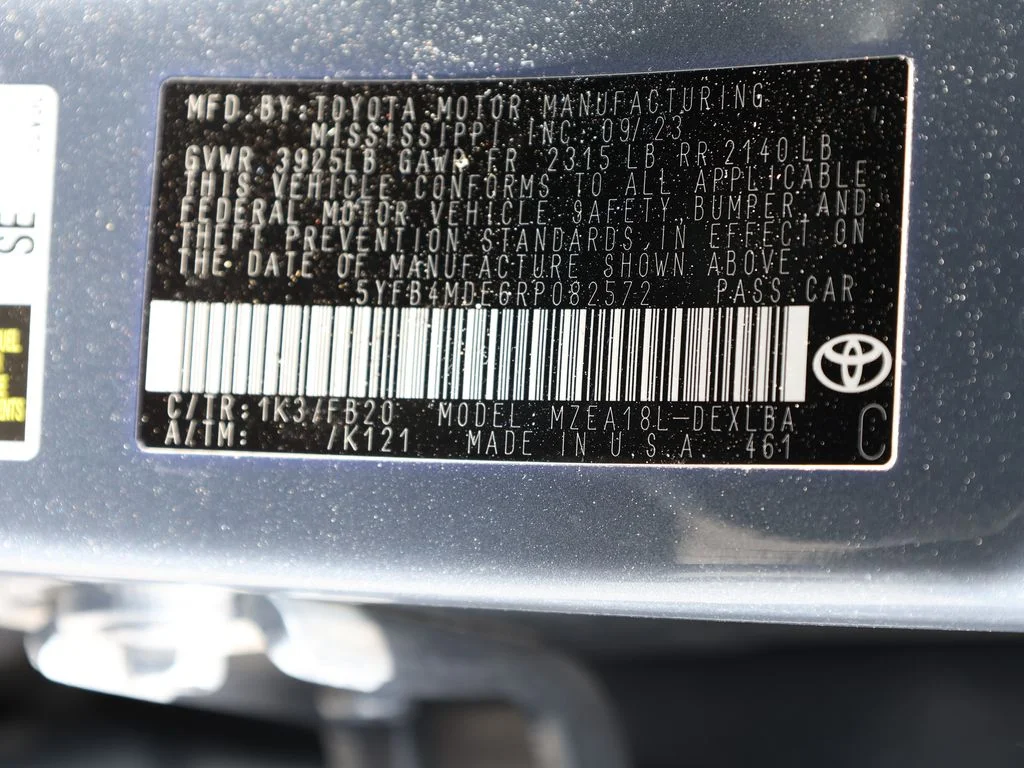 Used 2024 Gray Toyota LE image 36