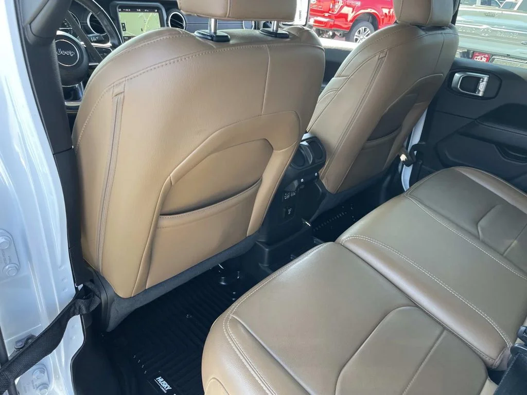 Used 2021 White Jeep Unlimited Sahara 4xe image 12