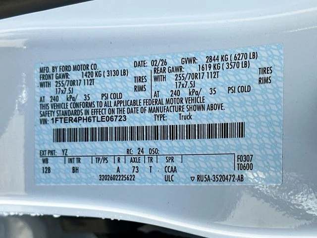 New 2026 Oxford White Ford XL image 19