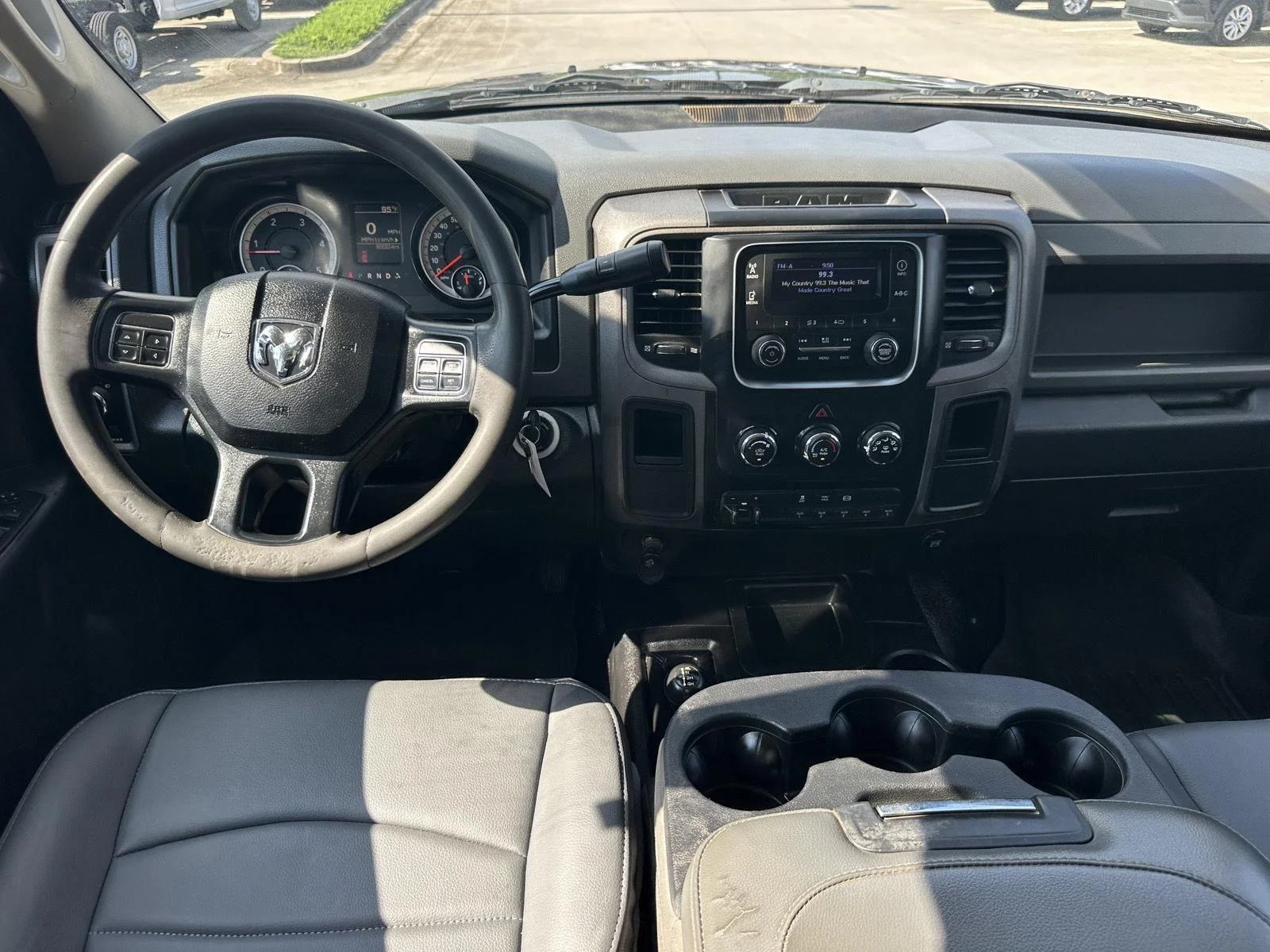 Used 2017 Granite Crystal Metallic Clearcoat Ram Tradesman image 12