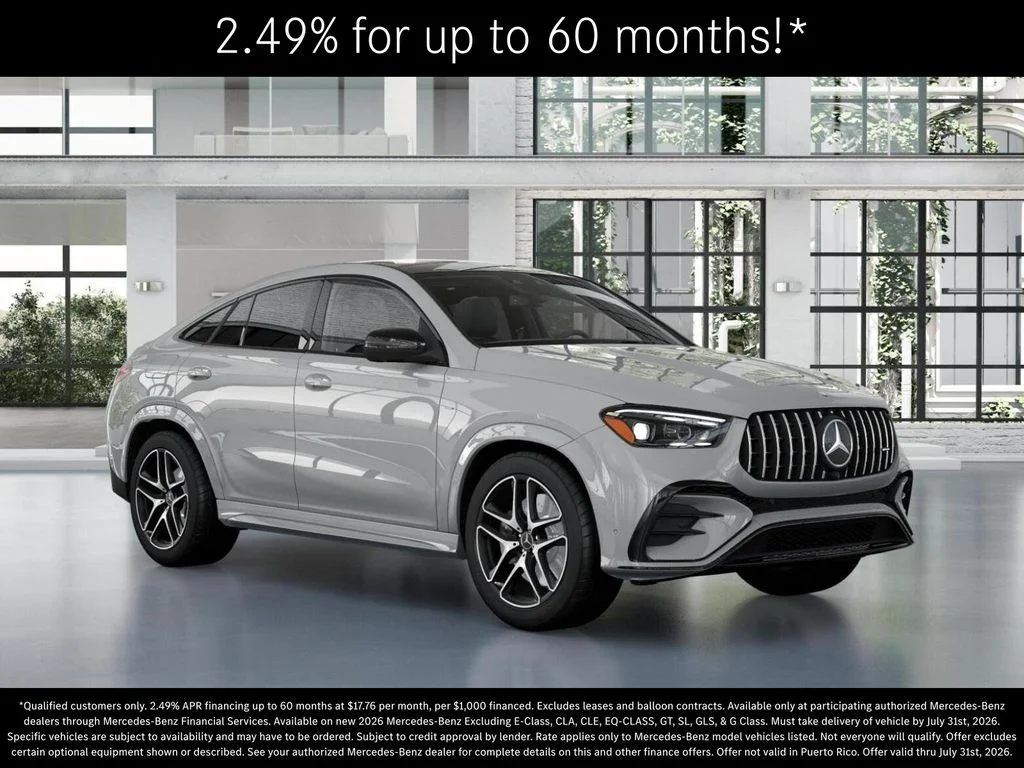 New 2026 MANUFAKTUR Alpine Grey Mercedes-Benz AMG® GLE 53 4MATIC+ Coupe image 11