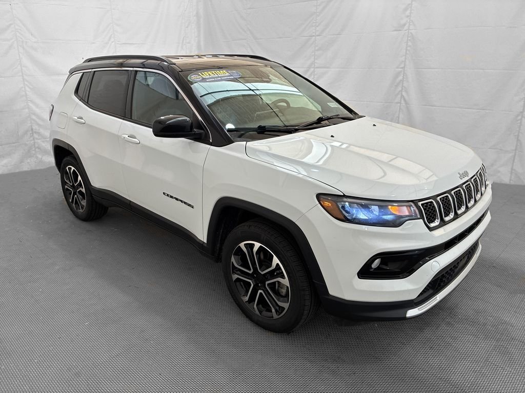 Used 2024 Bright White Clearcoat Jeep Limited image 10