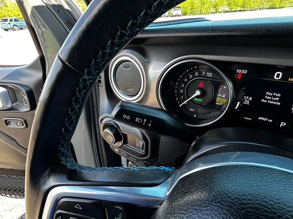 Used 2023 Gray Jeep Rubicon 4xe image 21