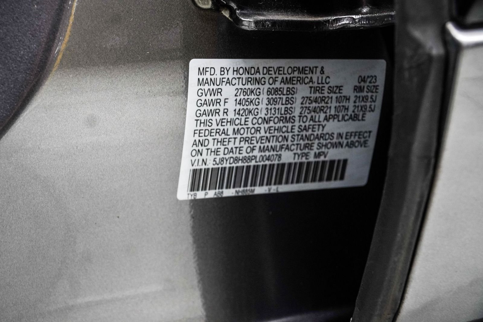 Used 2023 Gray Acura Type S w/Advance Package image 48