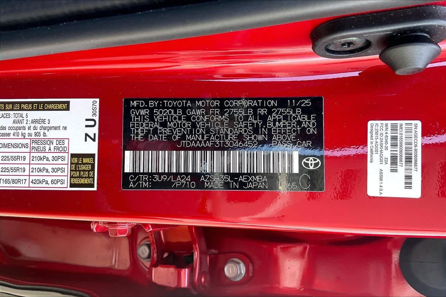 Used 2026 Finish Line Red Toyota Limited image 35
