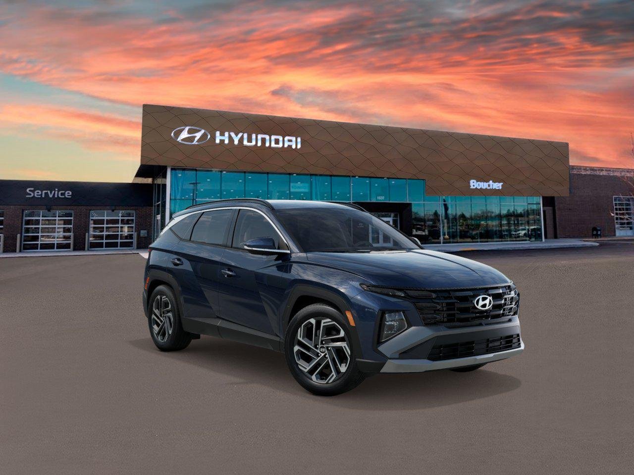 New 2026 Atlantis Blue Hyundai SEL Plus AWD image 2