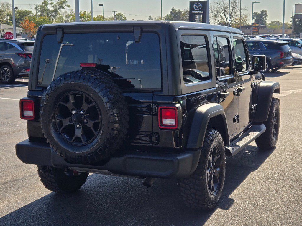 Used 2021 Black Clearcoat Jeep Unlimited Willys image 10