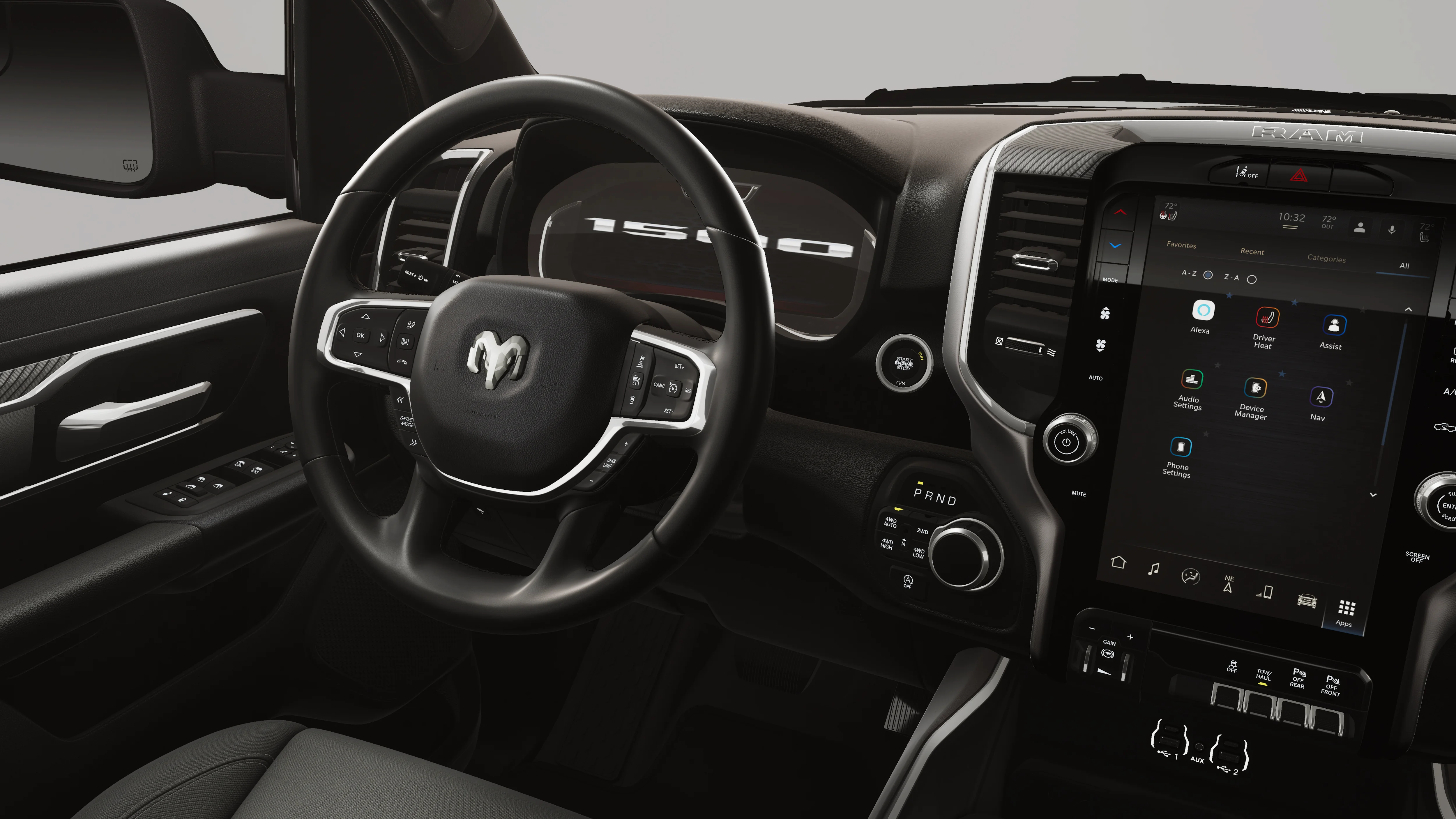 New 2026 Diamond Black Crystal Pearl-Coat Exterior Paint RAM BIG HORN image 21