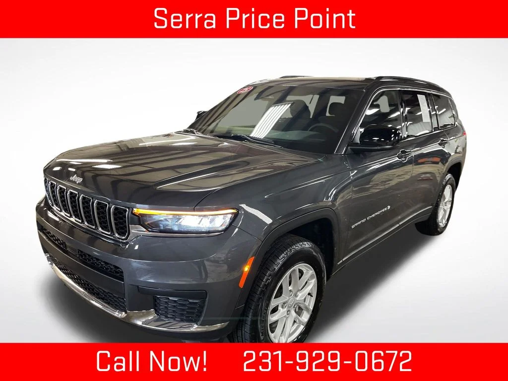 Certified Used 2025 Gray Jeep Laredo image 1
