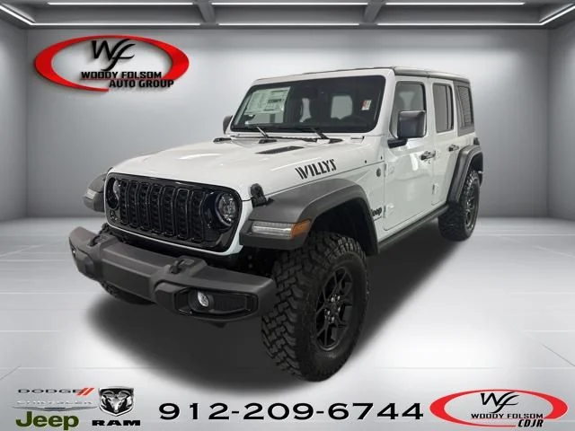 New 2026 Bright White Clear-Coat Exterior Paint Jeep Willys image 1