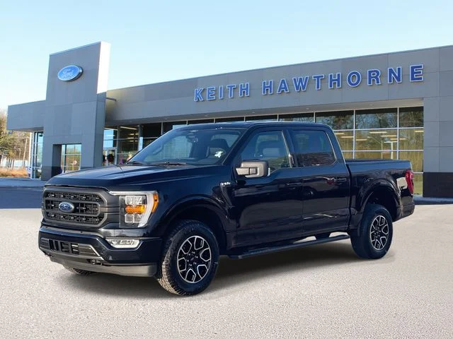 Used 2022 Black Metallic Ford XLT image 3