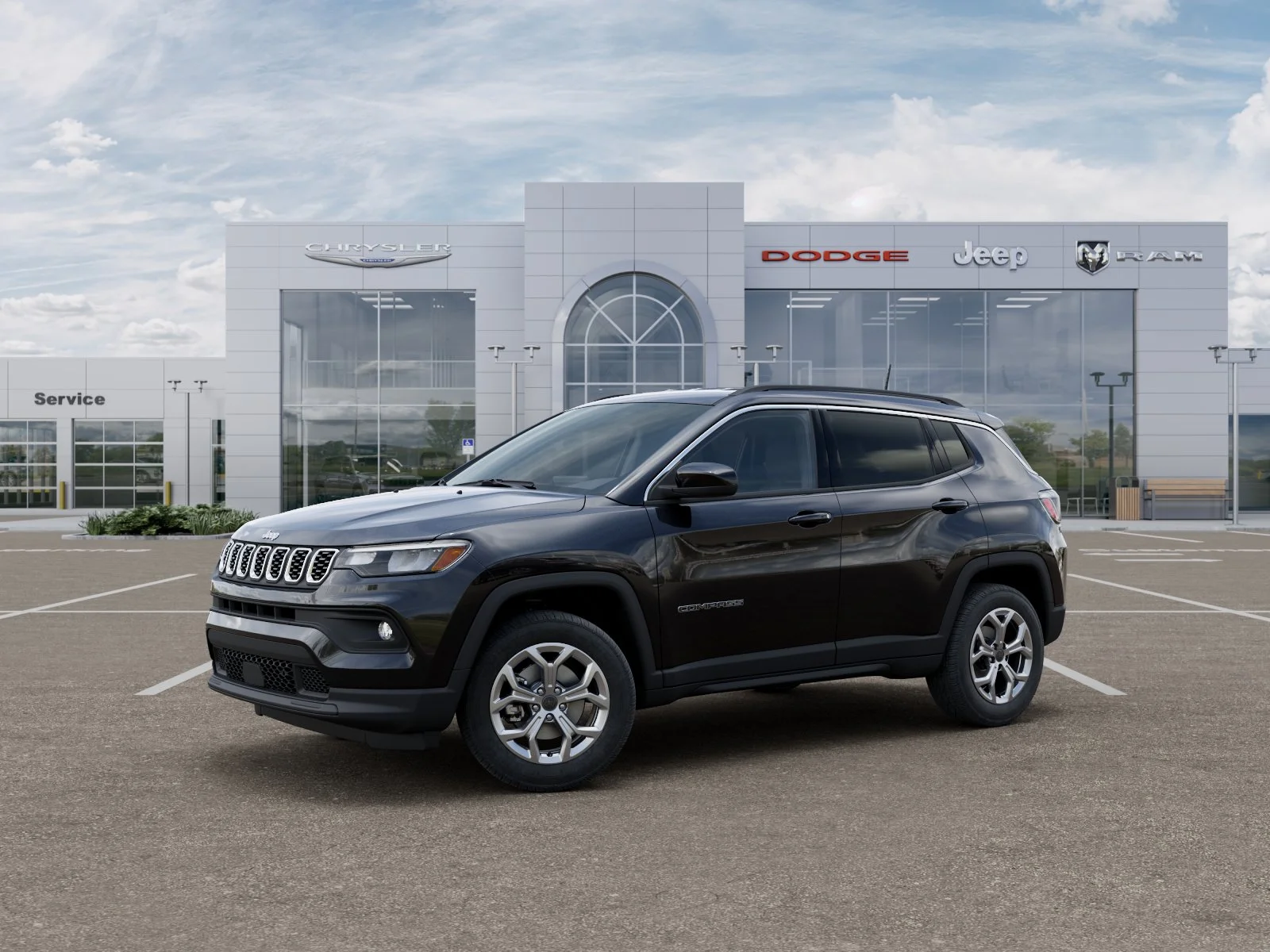 New 2026 Diamond Black Crystal Pearlcoat Jeep Latitude image 36