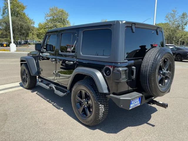 Used 2021 Black Clearcoat Jeep Unlimited Sport Altitude image 3