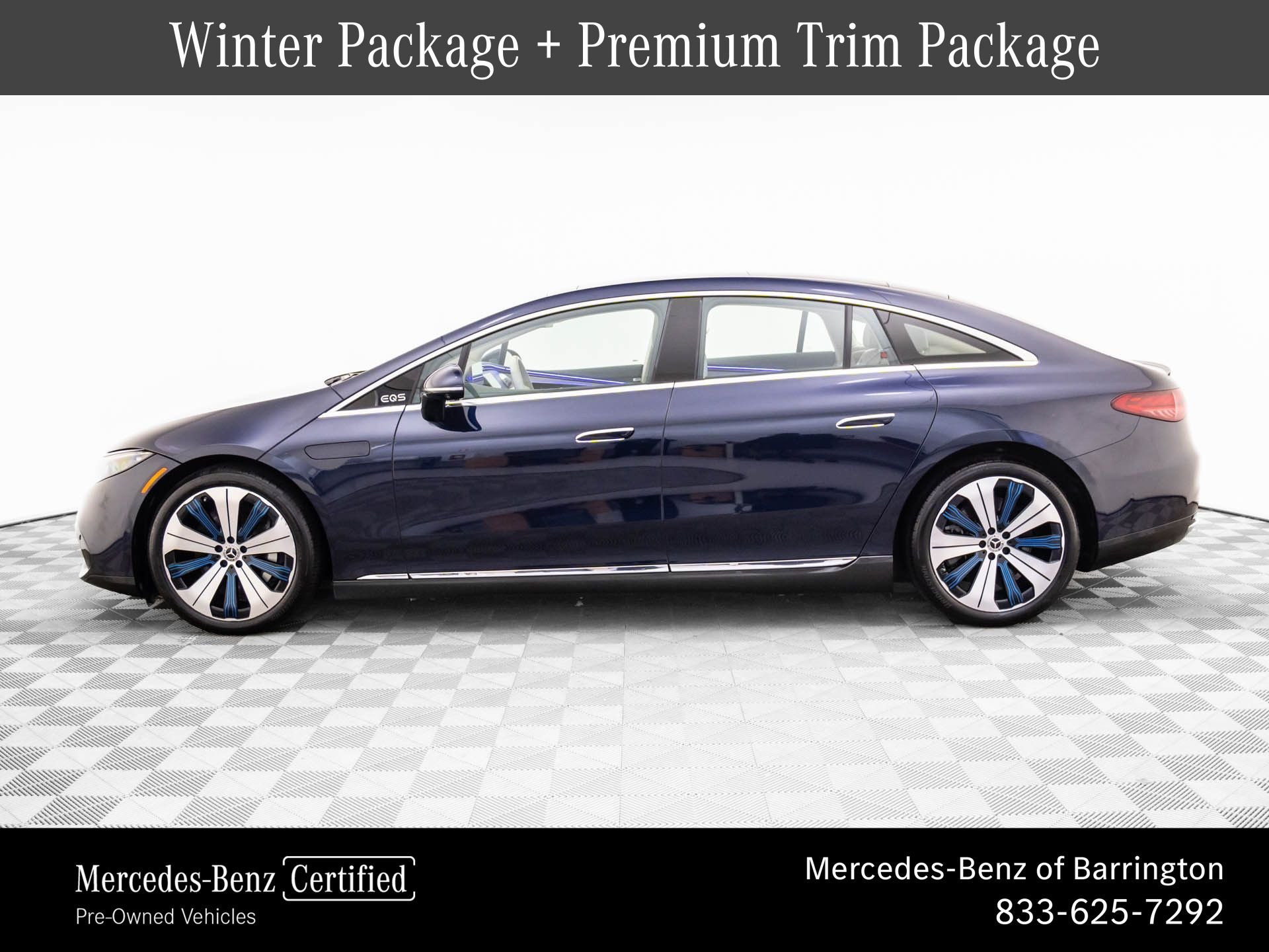 Certified 2023 Mercedes-Benz EQS Base with VIN W1KCG2EB0PA040863 for sale in Barrington, IL