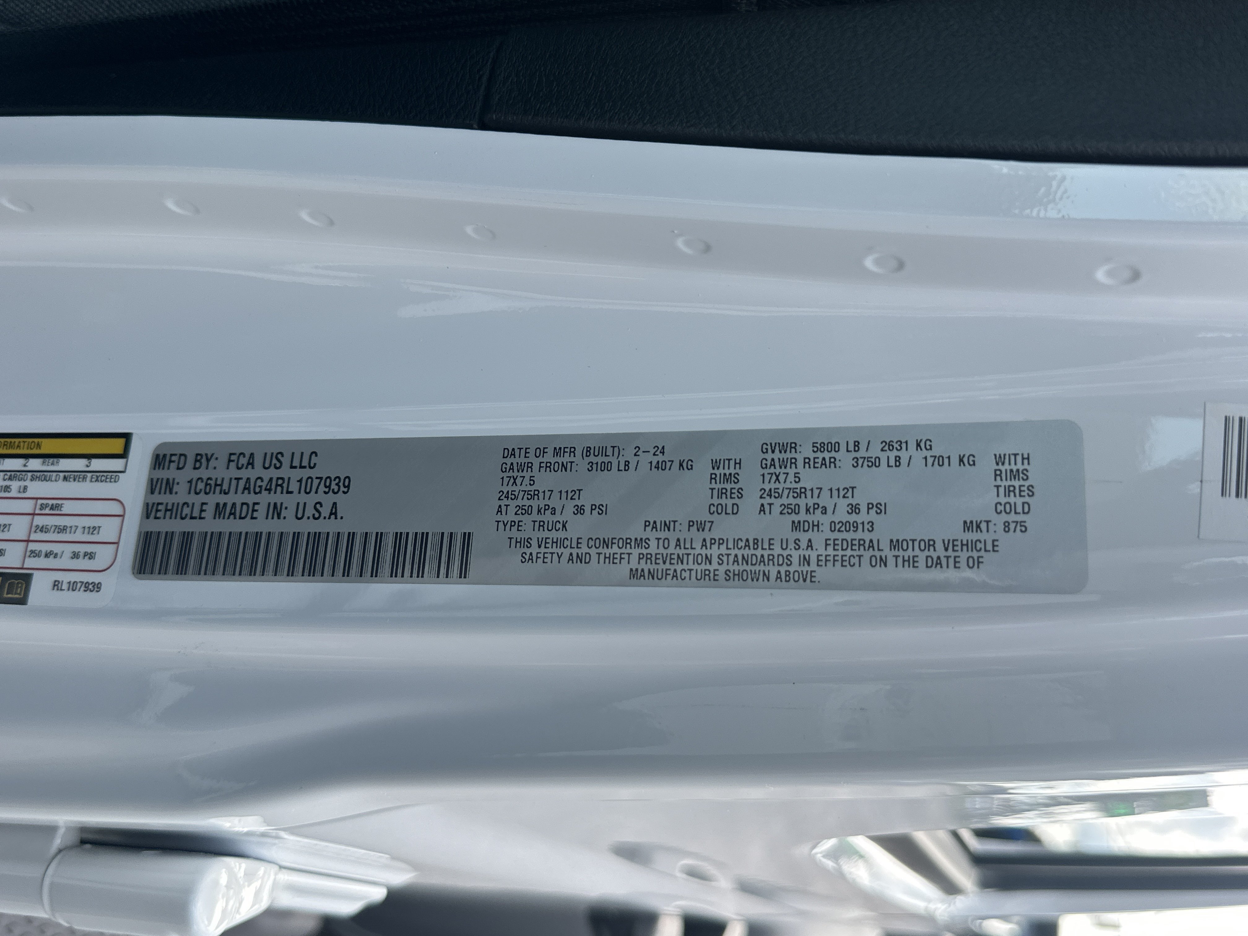 Used 2024 Bright White Clearcoat Jeep Sport image 29