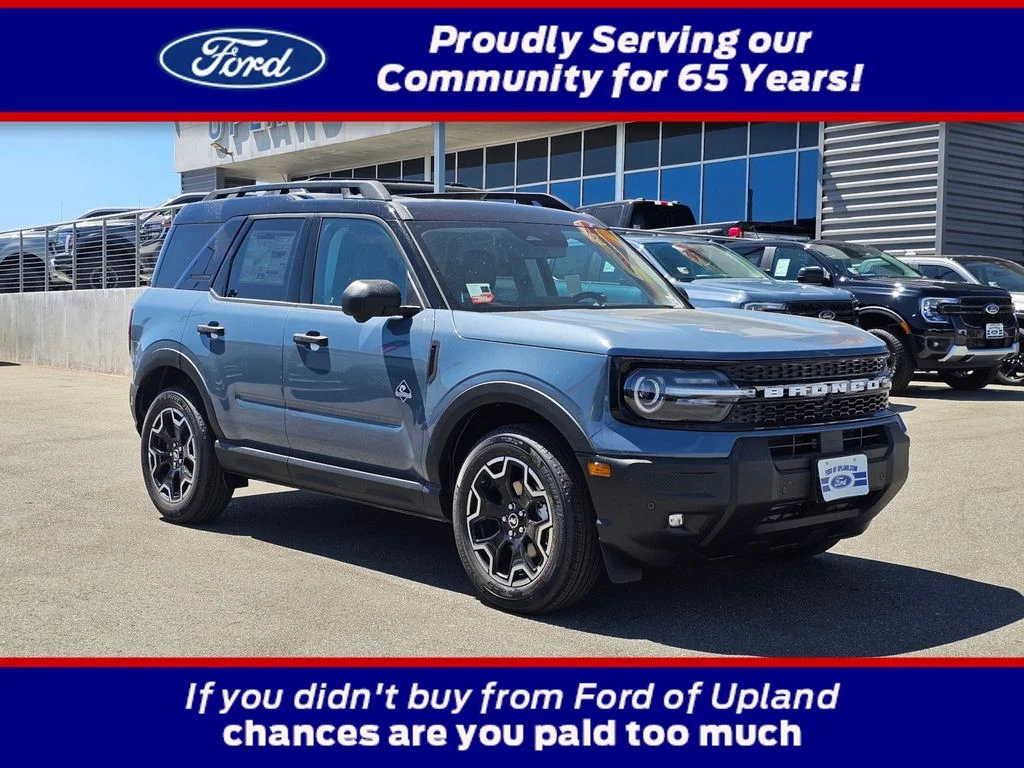 New 2026 Azure Gray Metallic Tri-Coat Ford Outer Banks® image 1