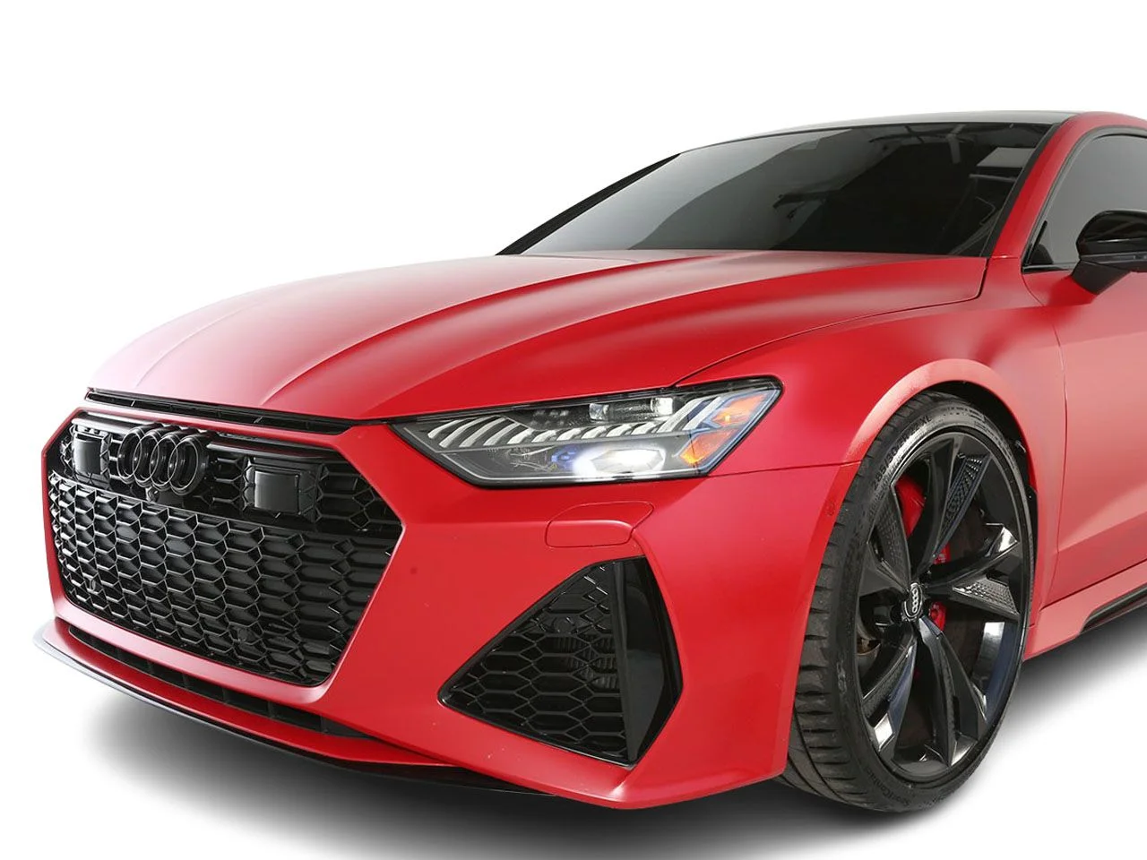 Used 2021 Red Audi 4.0T image 9