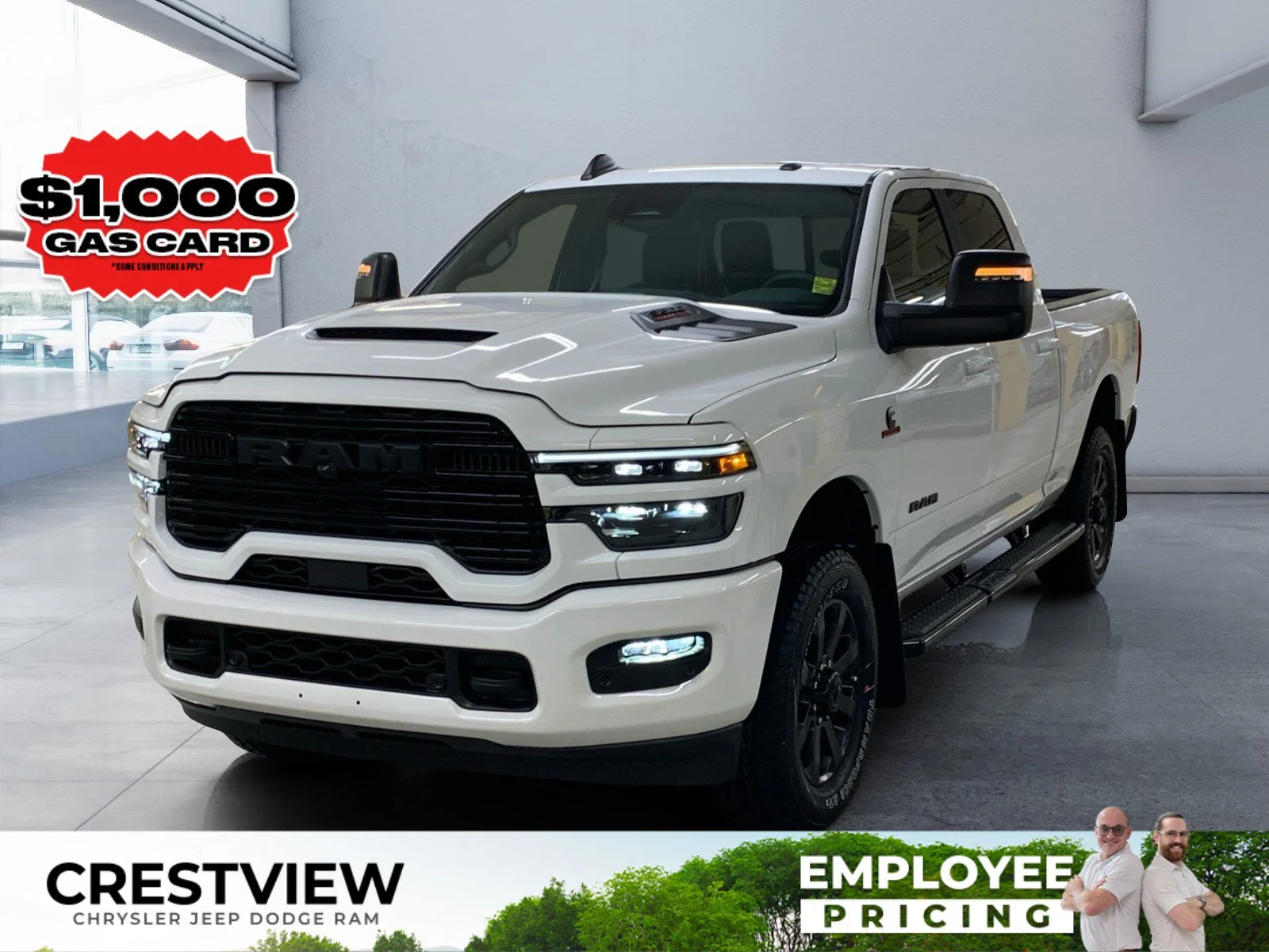 New 2026 Bright White Ram Laramie image 1
