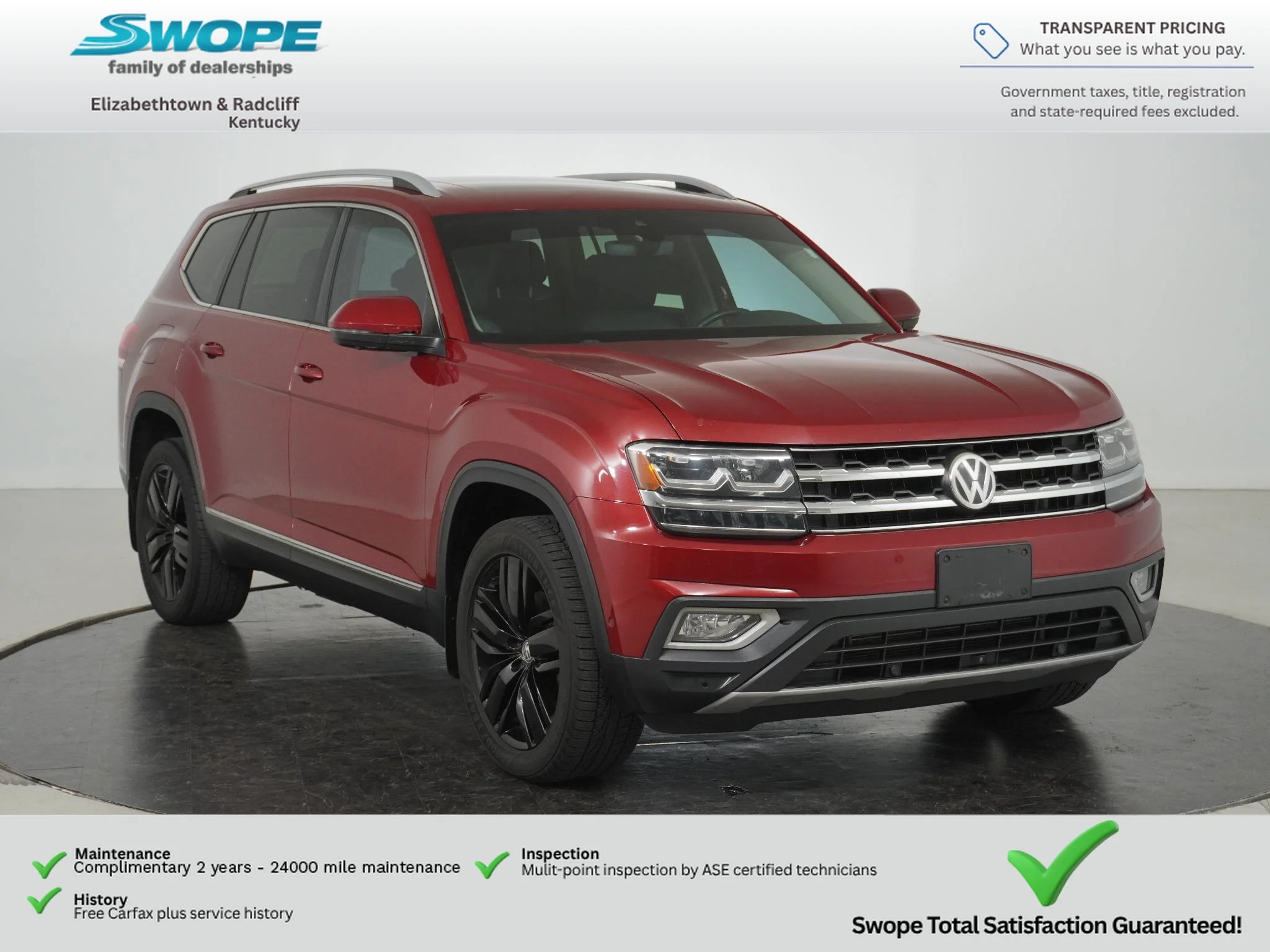 2018 Volkswagen Atlas SEL Premium
