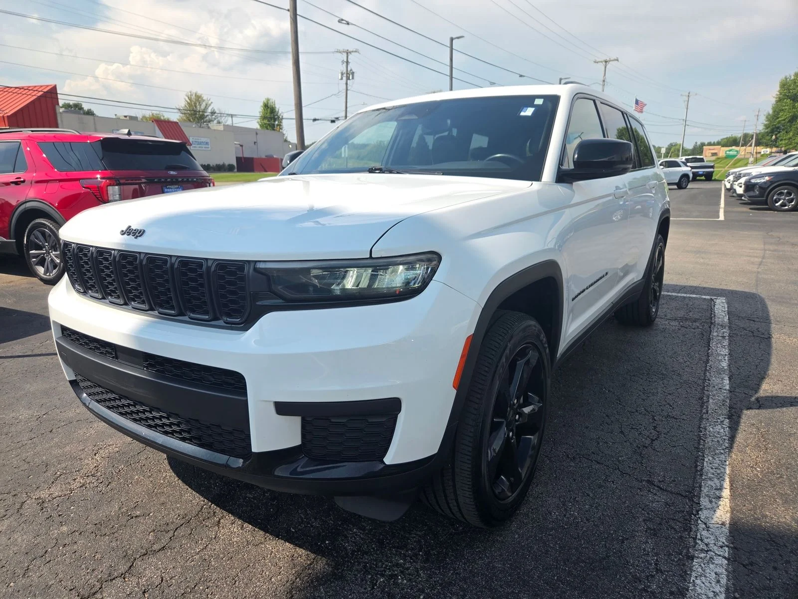 Used 2021 Bright White Clearcoat Jeep Altitude image 12