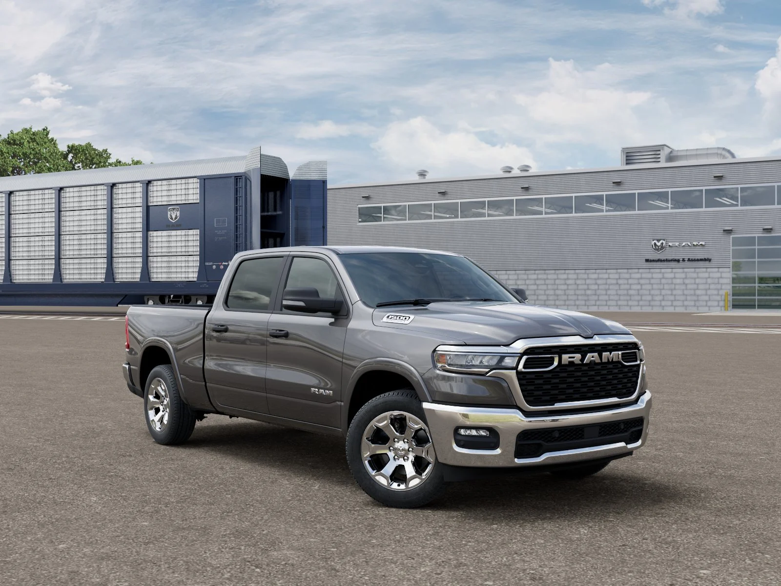 New 2026 Granite Crystal Metallic Clearcoat RAM Big Horn/Lone Star image 3
